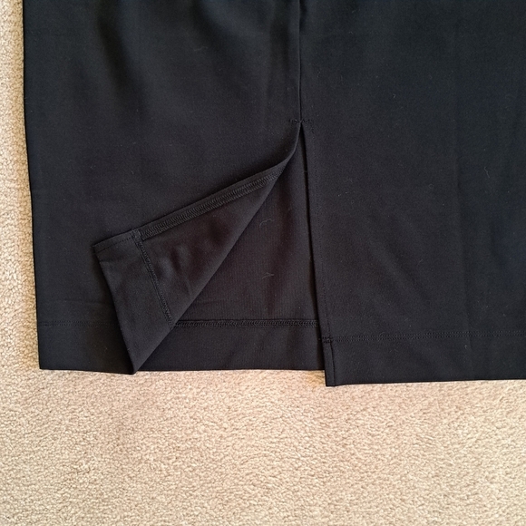 DKNY Black Skirt Straight Pencil Women's Midi Skirt Ponte Stretch Various Sizes - Picture 6 of 10